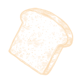 Floating bread background